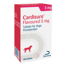 Кардишур (Cardisure) 5 мг при сердечной недостаточности собак №10 Dechra