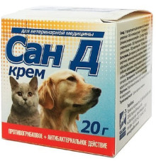 Крем Сан Д для лікування дерматозів 20 г O.L.KAR 