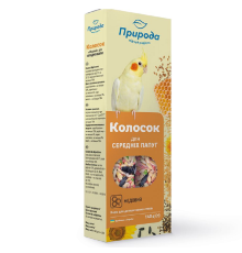 Корм для папуг німф Колосок Медовий 140 г Природа