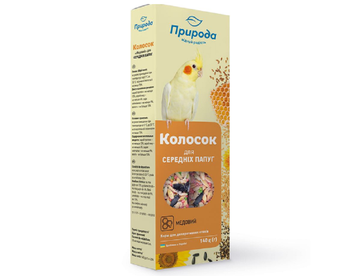 Корм для папуг німф Колосок Медовий 140 г Природа