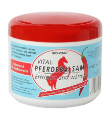 Кінський гель-бальзам охолодний для суглобів та м'язів Pferdebalsam Bio-Vital Chili 500 мл