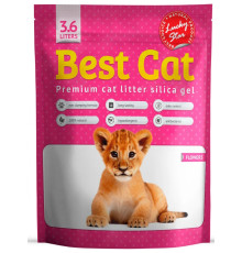 Наповнювач для котячих туалетів Best Cat Purple Lawender силікагелевий з ароматом лаванди 3,6 л Fox