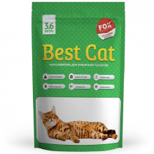 Наполнитель для кошачьих туалетов Best Cat Green apple силикагелевый с ароматом зеленого яблока 3,6 л Fox