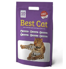 Наповнювач для котячих туалетів Best Cat Purple Lawender силікагелевий з ароматом лаванди 10 л Fox