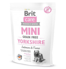 Сухий корм для собак породи йоркширський тер'єр Mini Grain Free Yorkshire Salmon and Tuna з лососем та тунцем 2 кг Brit Care