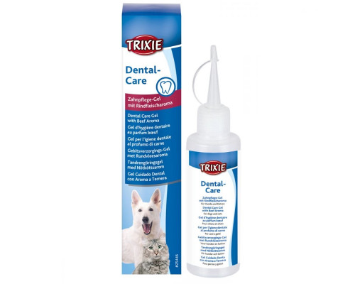 Зубной гель для собак и кошек Dental Care со вкусом мяса 100 г ТХ-25446 Trixie